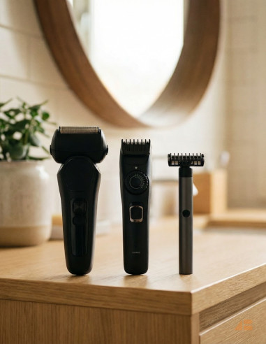 GRUMMING PAKKE SHAVER, TRIMMER & HÅR TRIMMER