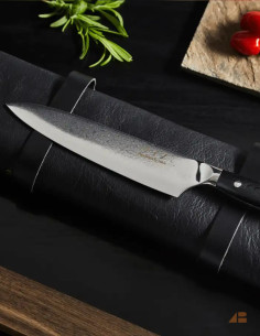 DAMASCUS CHEF KNIFE 32 CM G10