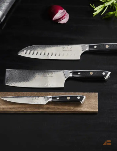 DAMASCUS KNIVSÆT 3 DELE