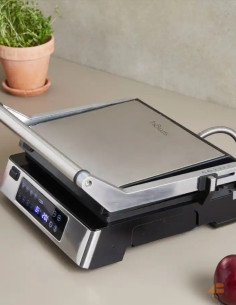 PANINI GRILL W/ DIGITAL THERMOMETER 2000W PFAS FREE COATING