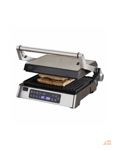 PANINI GRILL W/ DIGITAL THERMOMETER 2000W PFAS FREE COATING