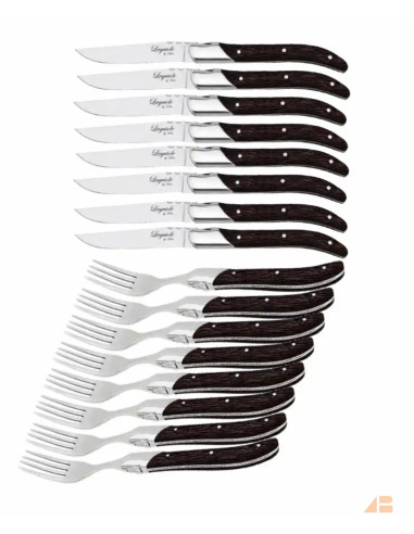 LAGUIOLE STEAK DINNER SET 16 PCS WENGÉ