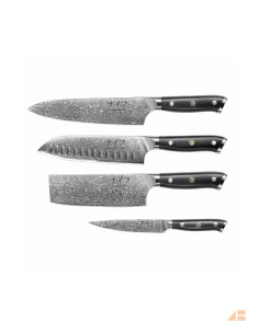 DAMASCUS KNIVSÆT 4 DELE 2