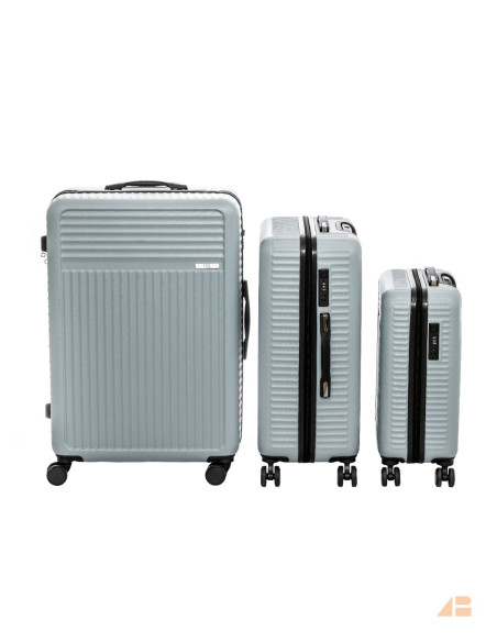 COPENHAGEN SUITCASE DUST BLUE 3 DELE
