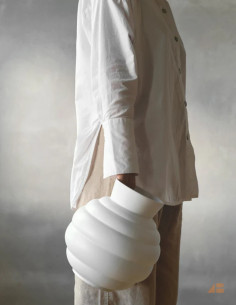 TORTUS ARCHIE VASE H26,5 & 21 2
