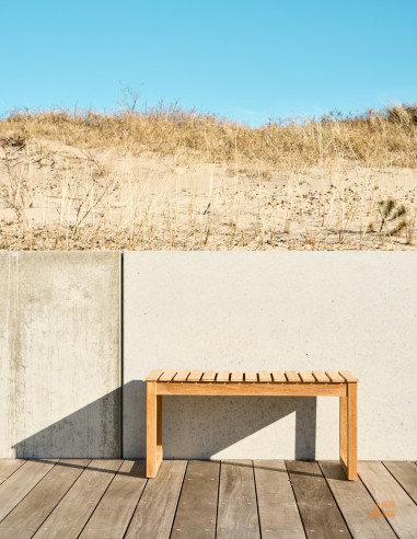 LANGELINIE I TEAK 110 CM