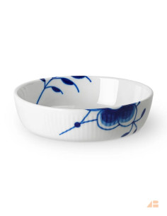 Blå Mega Riflet fad 12,5 cm
