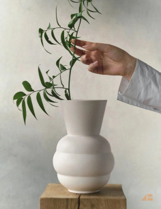 Tortus Archie vase No1 H 21 cm, white